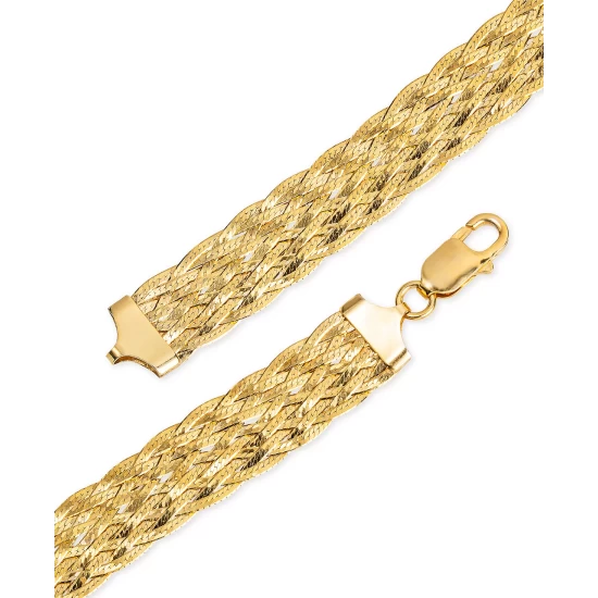 Top 10 ๐คฉ Giani Bernini Braided Link Bracelet In 18k Gold-Plated Sterling Silver, Created For Macy's โ 3 Top 10 ๐คฉ Giani Bernini Braided Link Bracelet In 18k Gold-Plated Sterling Silver, Created For Macy's โ - Image 3