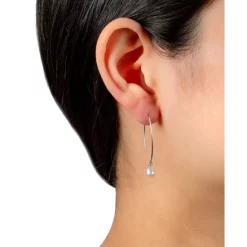 New 🔔 Giani Bernini Cultured Freshwater Pearl Threader Earrings In Sterling Silver (Also In Onyx), Created For Macy's 😉 -Giani Bernini Shop unnamed file 1082