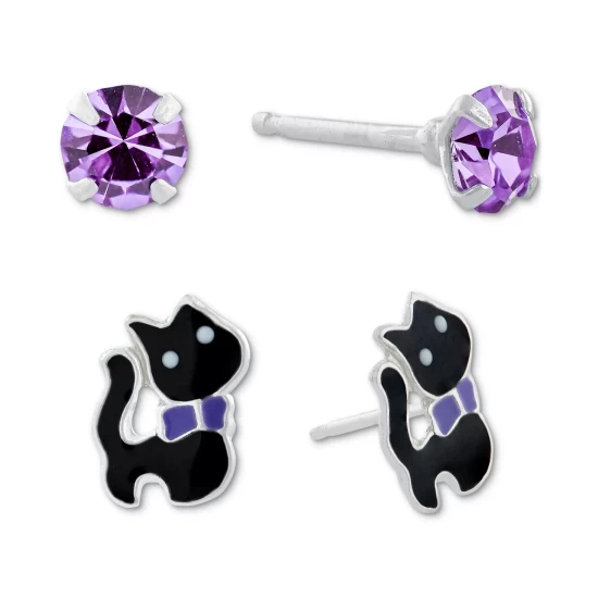 Best deal ⌛ Giani Bernini Cubic Zirconia Cross Dangle C Hoop Earrings In Gold-Plated Sterling Silver, Created For Macy's Gold Over Silver 🔔 2 Best deal ⌛ Giani Bernini Cubic Zirconia Cross Dangle C Hoop Earrings In Gold-Plated Sterling Silver, Created For Macy's Gold Over Silver 🔔 - Image 2