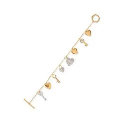 Wholesale ❤️ Giani Bernini Cubic Zirconia Heart & Key Charm Bracelet In Gold-Plated Sterling Silver, Created For Macy's Gold Over Silver 🌟 7 Wholesale ❤️ Giani Bernini Cubic Zirconia Heart & Key Charm Bracelet In Gold-Plated Sterling Silver, Created For Macy's Gold Over Silver 🌟 -Giani Bernini Shop unnamed file 1147