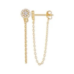 Outlet ⌛ Giani Bernini Cubic Zirconia Cluster Chain Drop Earrings In 14k Gold-Plated Sterling Silver, Created For Macy's (Also In Sterling Silver) 🧨 -Giani Bernini Shop unnamed file 1191