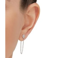 Outlet ⌛ Giani Bernini Cubic Zirconia Cluster Chain Drop Earrings In 14k Gold-Plated Sterling Silver, Created For Macy's (Also In Sterling Silver) 🧨 -Giani Bernini Shop unnamed file 1192