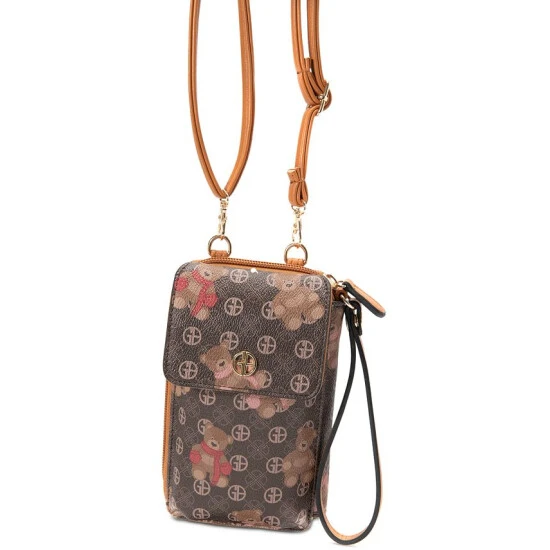 Top 10 π Giani Bernini Scatter Bears North South Tech Wallet On A String, Created For Macy's Brown Block Signature β 4 Top 10 π Giani Bernini Scatter Bears North South Tech Wallet On A String, Created For Macy's Brown Block Signature β - Image 4