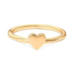 Hot Sale ✨ Giani Bernini Petite Polished Heart Ring, Created For Macy's Silver ✔️