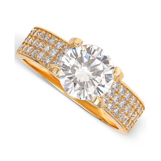 Brand new ๐ Giani Bernini Cubic Zirconia Solitaire Pavรฉ Ring In Gold-Plated Sterling Silver, Created For Macy's Gold Over Silver ๐ 1 Brand new ๐ Giani Bernini Cubic Zirconia Solitaire Pavรฉ Ring In Gold-Plated Sterling Silver, Created For Macy's Gold Over Silver ๐