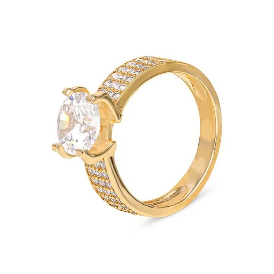 Brand new ๐ Giani Bernini Cubic Zirconia Solitaire Pavรฉ Ring In Gold-Plated Sterling Silver, Created For Macy's Gold Over Silver ๐ 3 Brand new ๐ Giani Bernini Cubic Zirconia Solitaire Pavรฉ Ring In Gold-Plated Sterling Silver, Created For Macy's Gold Over Silver ๐ - Image 3