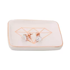 Budget ⭐ Giani Bernini Cubic Zirconia Heart Solitaire Stud Earrings In 18k Rose Gold-Plated Sterling Silver & Ceramic Trinket Dish, Created For Macy's 🎉 -Giani Bernini Shop unnamed file 125