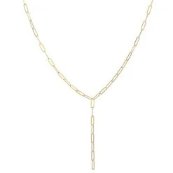 New π Giani Bernini Paperclip Link 18 Lariat Necklace In 18k Gold-Plated Sterling Silver, Created For Macy's Gold Over Silver π₯°