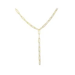 New 🌟 Giani Bernini Paperclip Link 18 Lariat Necklace In 18k Gold-Plated Sterling Silver, Created For Macy's Gold Over Silver 🥰 -Giani Bernini Shop unnamed file 1256