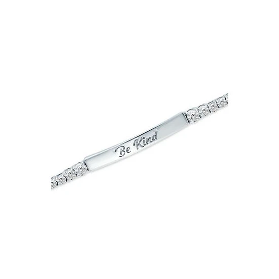 Flash Sale ๐ Giani Bernini Cubic Zirconia Be Kind Bolo Bracelet In Sterling Silver, Created For Macy's โ๏ธ 3 Flash Sale ๐ Giani Bernini Cubic Zirconia Be Kind Bolo Bracelet In Sterling Silver, Created For Macy's โ๏ธ - Image 3