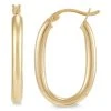 Top 10 ⌛ Giani Bernini Polished Oval Tube Small Hoop Earrings 25mm, Created For Macy's Gold Over Silver ⭐