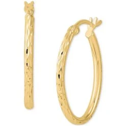 Best reviews of ✔️ Giani Bernini Textured Oval Hoop Earrings 25mm, Created For Macy's Gold Over Silver 🥰 -Giani Bernini Shop unnamed file 1285