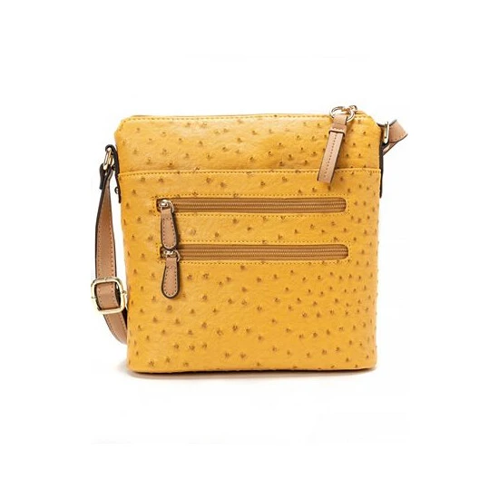 Best deal ๐ Giani Bernini Embossed Faux Ostrich Crossbody, Created For Macy's Spicy Mustard ๐งจ 3 Best deal ๐ Giani Bernini Embossed Faux Ostrich Crossbody, Created For Macy's Spicy Mustard ๐งจ - Image 3