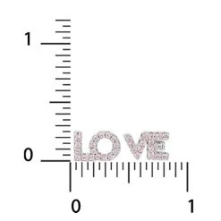 Brand new ⭐ Giani Bernini Pink Cubic Zirconia LOVE Stud Earrings In Sterling Silver, Created For Macy's 🤩 -Giani Bernini Shop unnamed file 1312