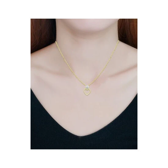 Discount 🌟 Giani Bernini Cubic Zirconia Heart Pendant Necklace, 16 + 2 Extender, Created For Macy's Sterling Silver ❤️ 2 Discount 🌟 Giani Bernini Cubic Zirconia Heart Pendant Necklace, 16 + 2 Extender, Created For Macy's Sterling Silver ❤️ - Image 2