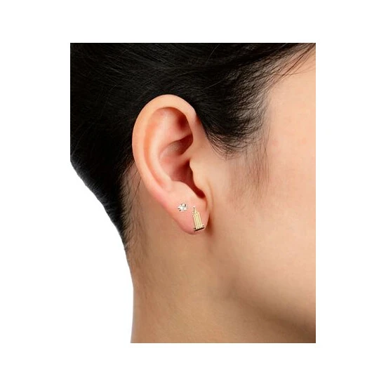 Deals ⌛ Giani Bernini 2-Pc. Set Empire State Building & Crystal Solitaire Stud Earrings In Sterling Silver, Created For Macy's ❤️ 2 Deals ⌛ Giani Bernini 2-Pc. Set Empire State Building & Crystal Solitaire Stud Earrings In Sterling Silver, Created For Macy's ❤️ - Image 2