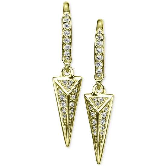 Coupon โจ Giani Bernini Cubic Zirconia Pyramid Drop Earrings, Created For Macy's Gold ๐ฅ 1 Coupon โจ Giani Bernini Cubic Zirconia Pyramid Drop Earrings, Created For Macy's Gold ๐ฅ
