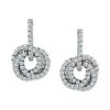 Discount 👍 Giani Bernini Cubic Zirconia Interwoven Drop Earrings In Sterling Silver, Created For Macy's 🔔