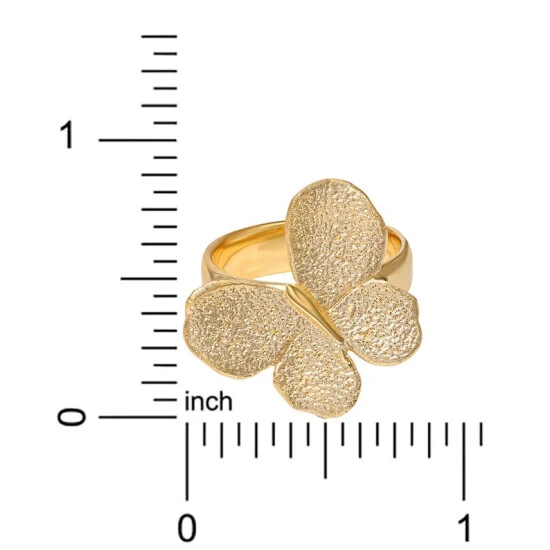 Best Pirce ⭐ Giani Bernini Butterfly Statement Ring In 18k Gold-Plated Sterling Silver, Created For Macy's Gold Over Silver 💯 4 Best Pirce ⭐ Giani Bernini Butterfly Statement Ring In 18k Gold-Plated Sterling Silver, Created For Macy's Gold Over Silver 💯 - Image 4