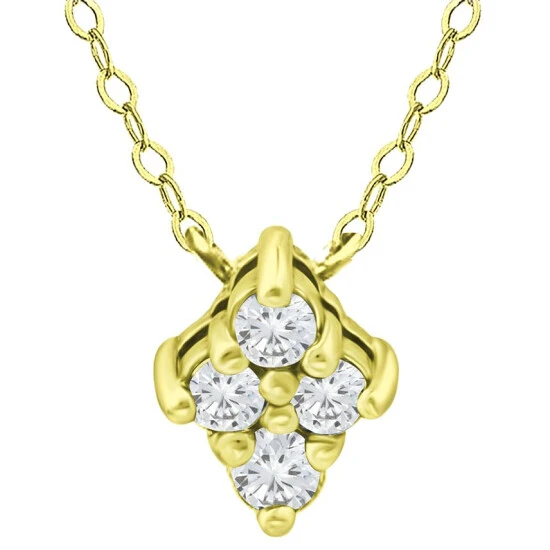 New ๐ Giani Bernini Cubic Zirconia Cluster Pendant Necklace, 16 + 2 Extender, Created For Macy's Gold โจ 1 New ๐ Giani Bernini Cubic Zirconia Cluster Pendant Necklace, 16 + 2 Extender, Created For Macy's Gold โจ