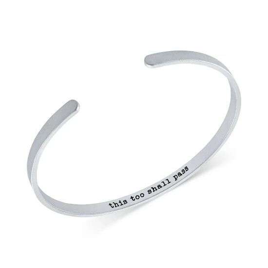 Best Pirce ⌛ Giani Bernini Crystal Inner Message Cuff Bangle Bracelet In Sterling Silver, Created For Macy's 💯 4 Best Pirce ⌛ Giani Bernini Crystal Inner Message Cuff Bangle Bracelet In Sterling Silver, Created For Macy's 💯 - Image 4