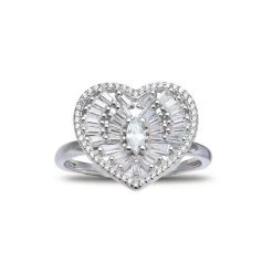 Best reviews of 🎁 Giani Bernini Cubic Zirconia Baguette Heart Statement Ring In Sterling Silver, Created For Macy's ⌛ -Giani Bernini Shop unnamed file 1457