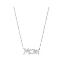 Wholesale 😍 Giani Bernini Cubic Zirconia MOM Heart 18 Pendant Necklace In Sterling Silver, Created For Macy's ⌛ -Giani Bernini Shop unnamed file 1496