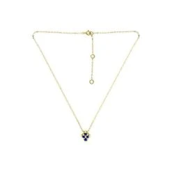 New 🎉 Giani Bernini Imitation Blue Sapphire Cluster Pendant Necklace, 16 + 2 Extender, Created For Macy's Sterling Silver 👍 -Giani Bernini Shop unnamed file 1504