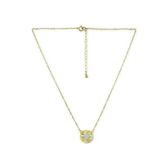 Budget 😉 Giani Bernini Cubic Zirconia Starburst Disc Pendant Necklace, 16 + 2 Extender, Created For Macy's Sterling Silver ⭐ 3 Budget 😉 Giani Bernini Cubic Zirconia Starburst Disc Pendant Necklace, 16 + 2 Extender, Created For Macy's Sterling Silver ⭐ - Image 3