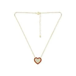 Wholesale 🛒 Giani Bernini Cubic Zirconia & Red Enamel Heart Pendant Necklace, 16 + 2 Extender, Created For Macy's Gold Over Silver ✨ -Giani Bernini Shop unnamed file 1554
