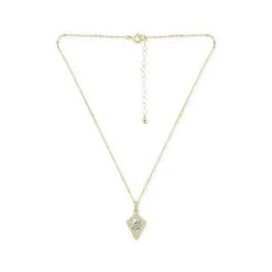 Coupon 🥰 Giani Bernini Cubic Zirconia Kite Cluster Pendant Necklace, 16 + 2 Extender, Created For Macy's Gold Over Silver ⌛ -Giani Bernini Shop unnamed file 1568