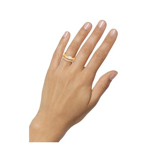 Cheap ⭐ Giani Bernini 2-Pc. Set Cubic Zirconia Ring & Pavé Band In 18k Gold-Plated Sterling Silver, Created For Macy's Gold Over Sterling Silver 😍 2 Cheap ⭐ Giani Bernini 2-Pc. Set Cubic Zirconia Ring & Pavé Band In 18k Gold-Plated Sterling Silver, Created For Macy's Gold Over Sterling Silver 😍 - Image 2