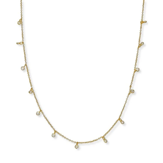 Budget ๐ Giani Bernini Cubic Zirconia Dangle Chain Necklace In Sterling Silver, 16 + 2 Extender, Created For Macy's โญ 1 Budget ๐ Giani Bernini Cubic Zirconia Dangle Chain Necklace In Sterling Silver, 16 + 2 Extender, Created For Macy's โญ