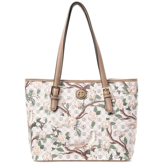 Deals 🥰 Giani Bernini Botanical Floral Faux Leather Tote, Created For Macy's Taupe 🎉 1 Deals 🥰 Giani Bernini Botanical Floral Faux Leather Tote, Created For Macy's Taupe 🎉