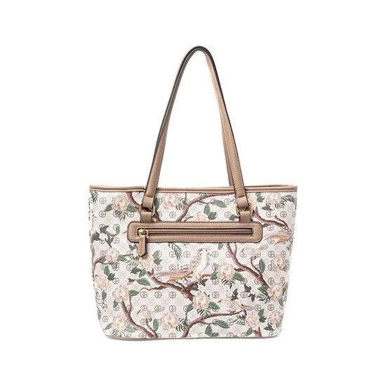 Deals 🥰 Giani Bernini Botanical Floral Faux Leather Tote, Created For Macy's Taupe 🎉 3 Deals 🥰 Giani Bernini Botanical Floral Faux Leather Tote, Created For Macy's Taupe 🎉 - Image 3