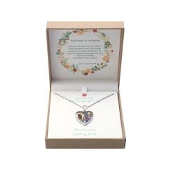 Best Pirce ❤️ Giani Bernini Medium Heart Dried Flower Pendant With 18 Chain Crafted In Sterling Silver. Available In Multi Or Blue 👏 -Giani Bernini Shop unnamed file 1632