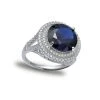 Best reviews of ⌛ Giani Bernini Blue Cubic Zirconia Double Pave Row Ring (7-1/2 Ct. T.w.) In Sterling Silver ⌛