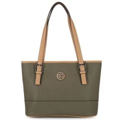 Best Pirce β Giani Bernini Saffiano Tote, Created For Macy's Deep Moss π