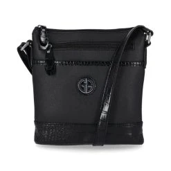 Promo 🧨 Giani Bernini Saffiano North South Crossbody, Created For Macy's Black/blk Croc ✨