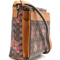 Brand new ❤️ Giani Bernini Novelty Bear East West Crossbody, Created By Macy's Brown Block Signature 🎉 -Giani Bernini Shop unnamed file 167