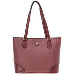 Cheap 🧨 Giani Bernini Tonal Signature Tote, Created For Macy's Deep Cherry 🧨