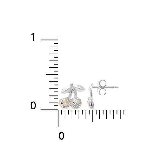 Best Pirce โญ Giani Bernini Crystal Cherry Stud Earrings In Sterling Silver, Created For Macy's ๐ 3 Best Pirce โญ Giani Bernini Crystal Cherry Stud Earrings In Sterling Silver, Created For Macy's ๐ - Image 3