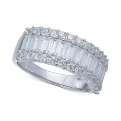 Best Pirce 🥰 Giani Bernini Cubic Zirconia Baguette Band In Sterling Silver 🥰