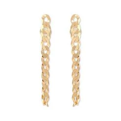 Cheapest ✔️ Giani Bernini Curb Link Chain Dangle Drop Earrings, Created For Macy's Sterling Silver 👏 -Giani Bernini Shop unnamed file 1737