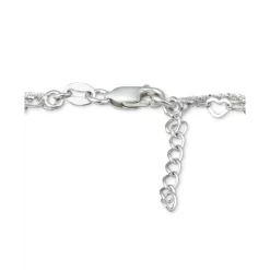 Brand new 🔔 Giani Bernini Double Row Heart Ankle Bracelet In 18k Gold-Plated Sterling Silver & Sterling Silver, Created For Macy's ✔️ -Giani Bernini Shop unnamed file 175