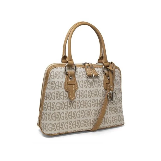 Cheap 😍 Giani Bernini Block Signature Dome Satchel, Created For Macy's Ivory/silver 🔔 6 Cheap 😍 Giani Bernini Block Signature Dome Satchel, Created For Macy's Ivory/silver 🔔 - Image 6