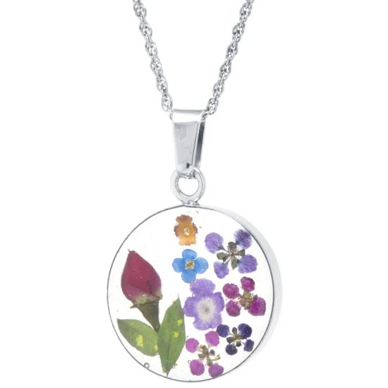 Brand new ๐ Giani Bernini Medium Round Dried Flower Medal Pendant With 18 Chain In Sterling Silver. Available In Multi Or Blue Multi โญ 1 Brand new ๐ Giani Bernini Medium Round Dried Flower Medal Pendant With 18 Chain In Sterling Silver. Available In Multi Or Blue Multi โญ