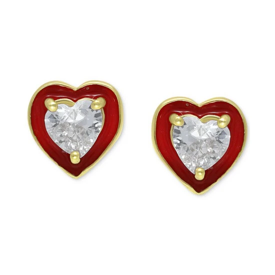 Best reviews of 😉 Giani Bernini Cubic Zirconia Cubic Zirconia Red Enamel Heart Stud Earrings, Created For Macy's Gold Over Silver 🔥 1 Best reviews of 😉 Giani Bernini Cubic Zirconia Cubic Zirconia Red Enamel Heart Stud Earrings, Created For Macy's Gold Over Silver 🔥