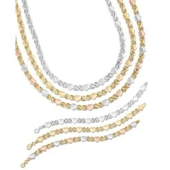 Coupon 🌟 Giani Bernini Hearts & Kisses 17 Statement Necklace In 18k Tricolor Gold-Plated Sterling Silver, Created For Macy's (Also In Gold Over Silver And Sterling Silver) ❤️ -Giani Bernini Shop unnamed file 1823