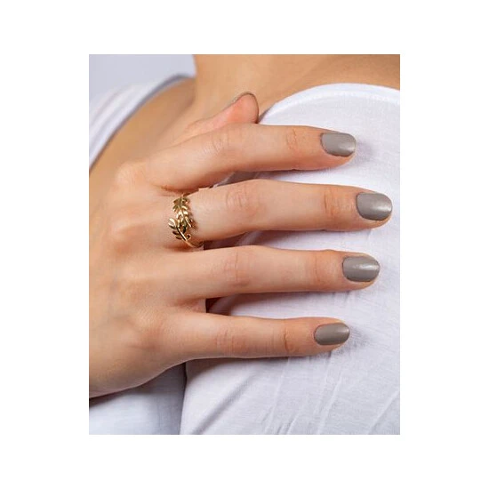 Wholesale ๐ Giani Bernini Double Leaf Bypass Ring, Created For Macy's Gold Over Silver ๐ 2 Wholesale ๐ Giani Bernini Double Leaf Bypass Ring, Created For Macy's Gold Over Silver ๐ - Image 2